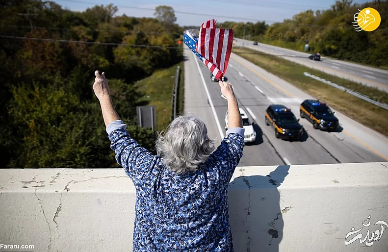 گزارش تصویری دعا برای بهبودی حال دونالد ترامپ